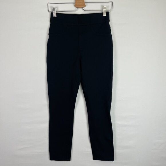 SPANX The Perfect Pant Tummy Shaping High Rise Ankle Pant 4 Pocket Black S - Picture 1 of 7